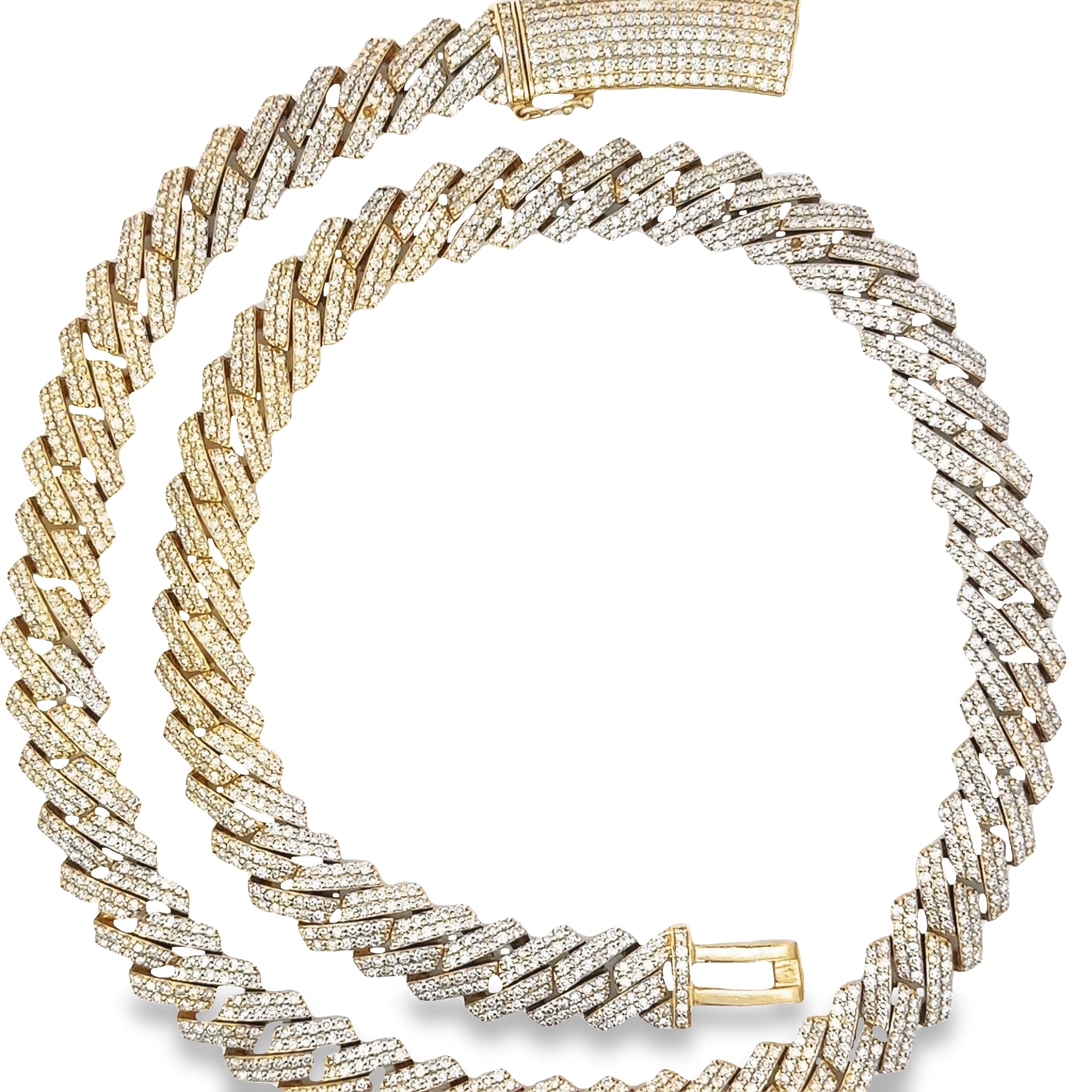 Diamond Cuban link chains and necklaces